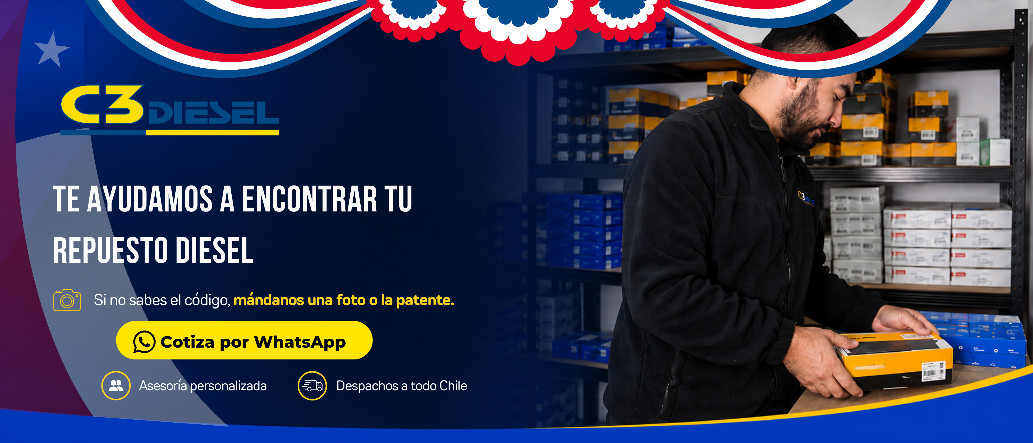 C3 Diesel venta de repuestos diésel con asesoría especializada en Chile