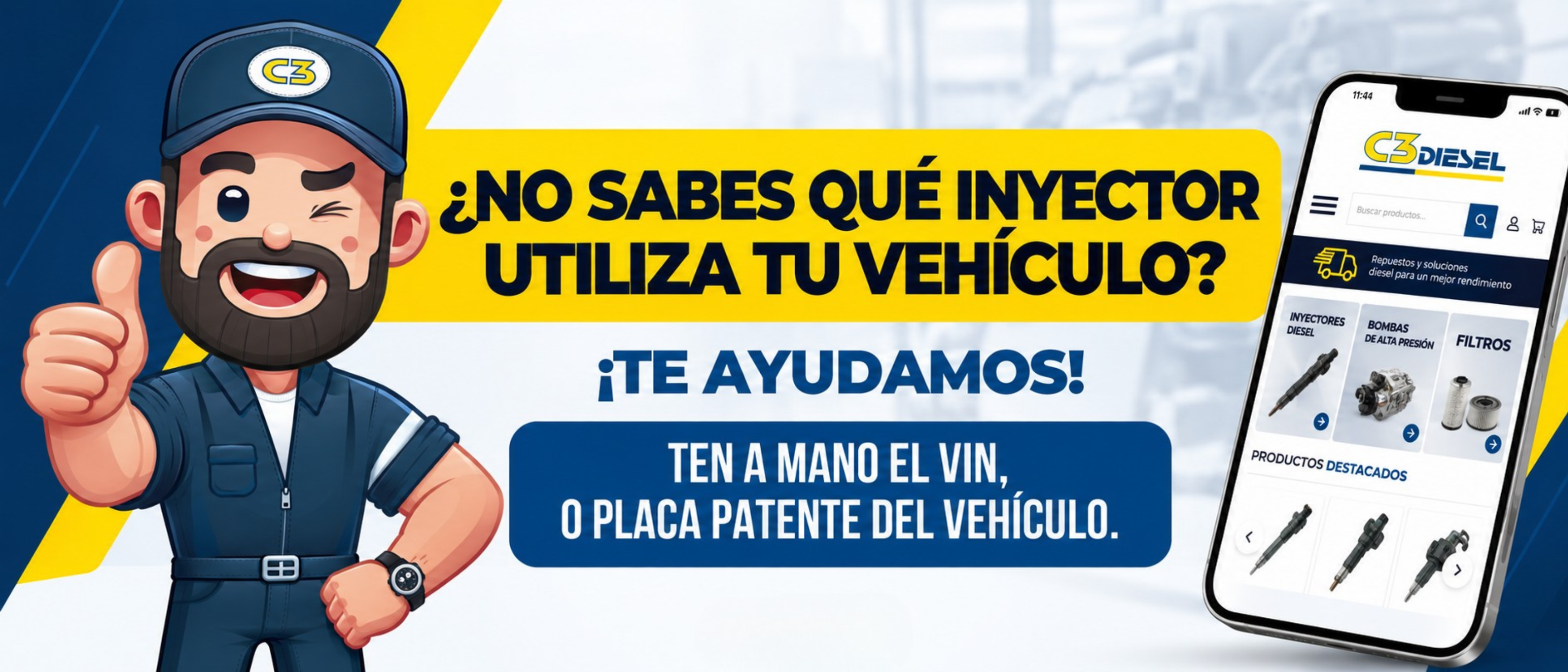 C3 Diesel venta de repuestos diésel con asesoría especializada en Chile