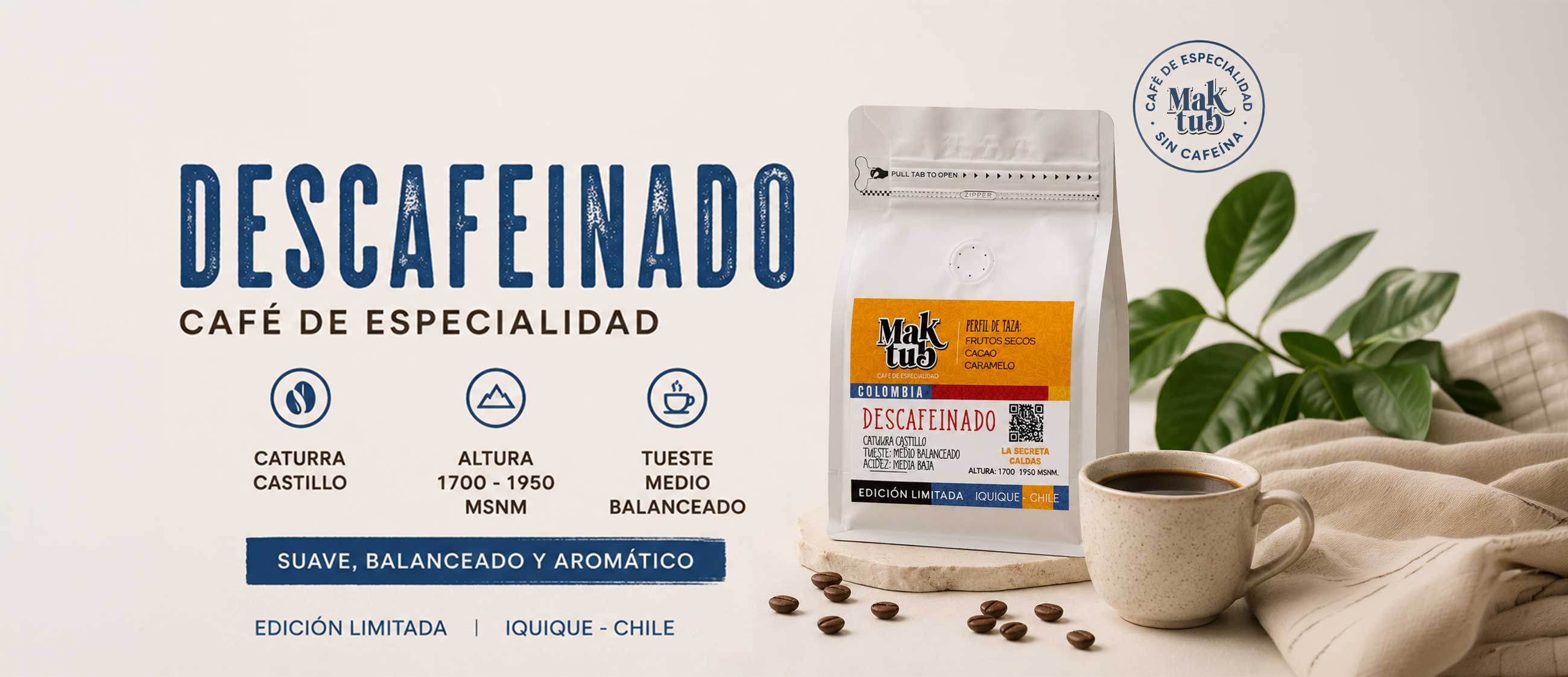 Café <b>MAKTUB I</b>quique