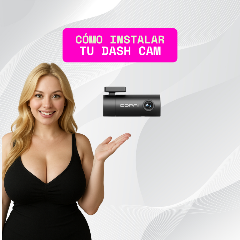 Como instalar tu Dash Cam<br>