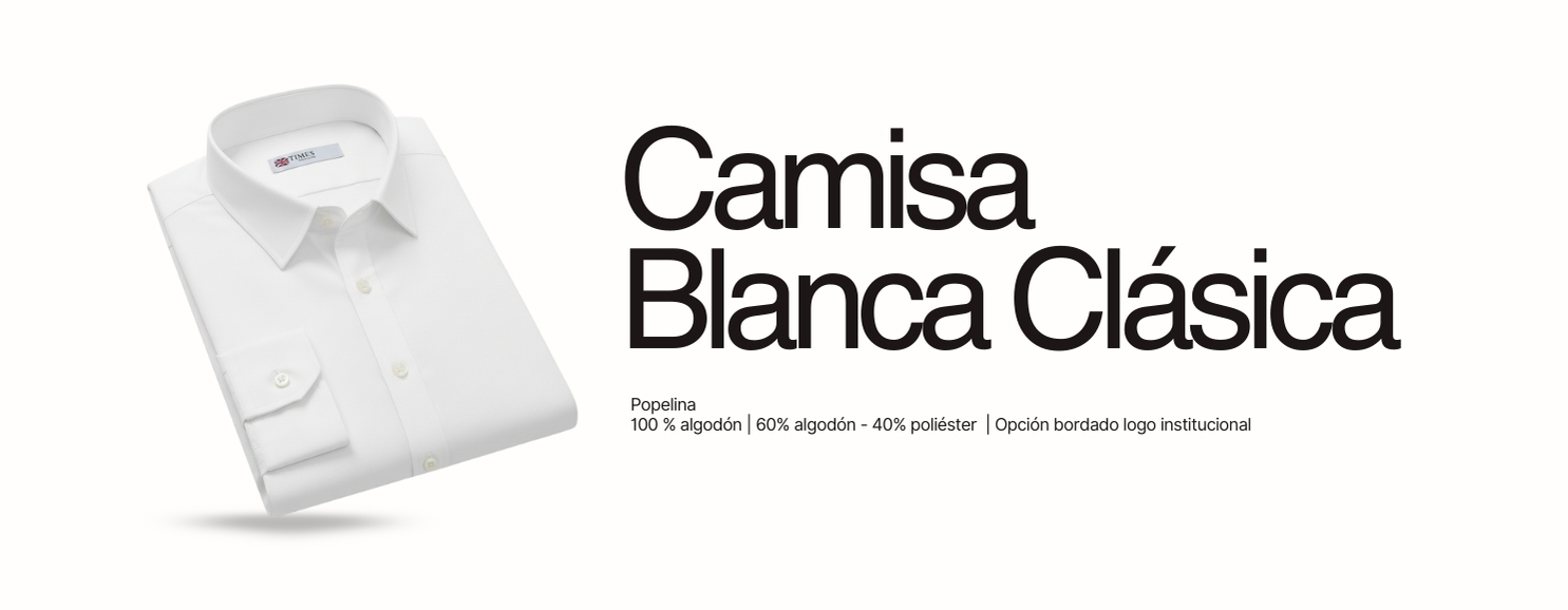 Camisa Blanca Times Corporativa