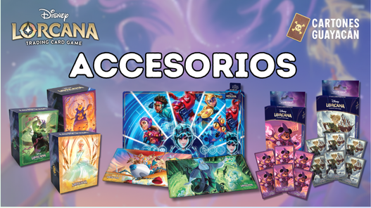Encuentra todos los accesorios de Disney Lorcana
