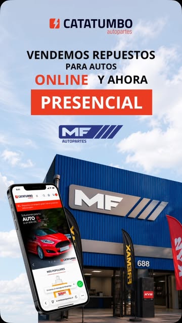 Catatumbo Autopartes ahora también presencial