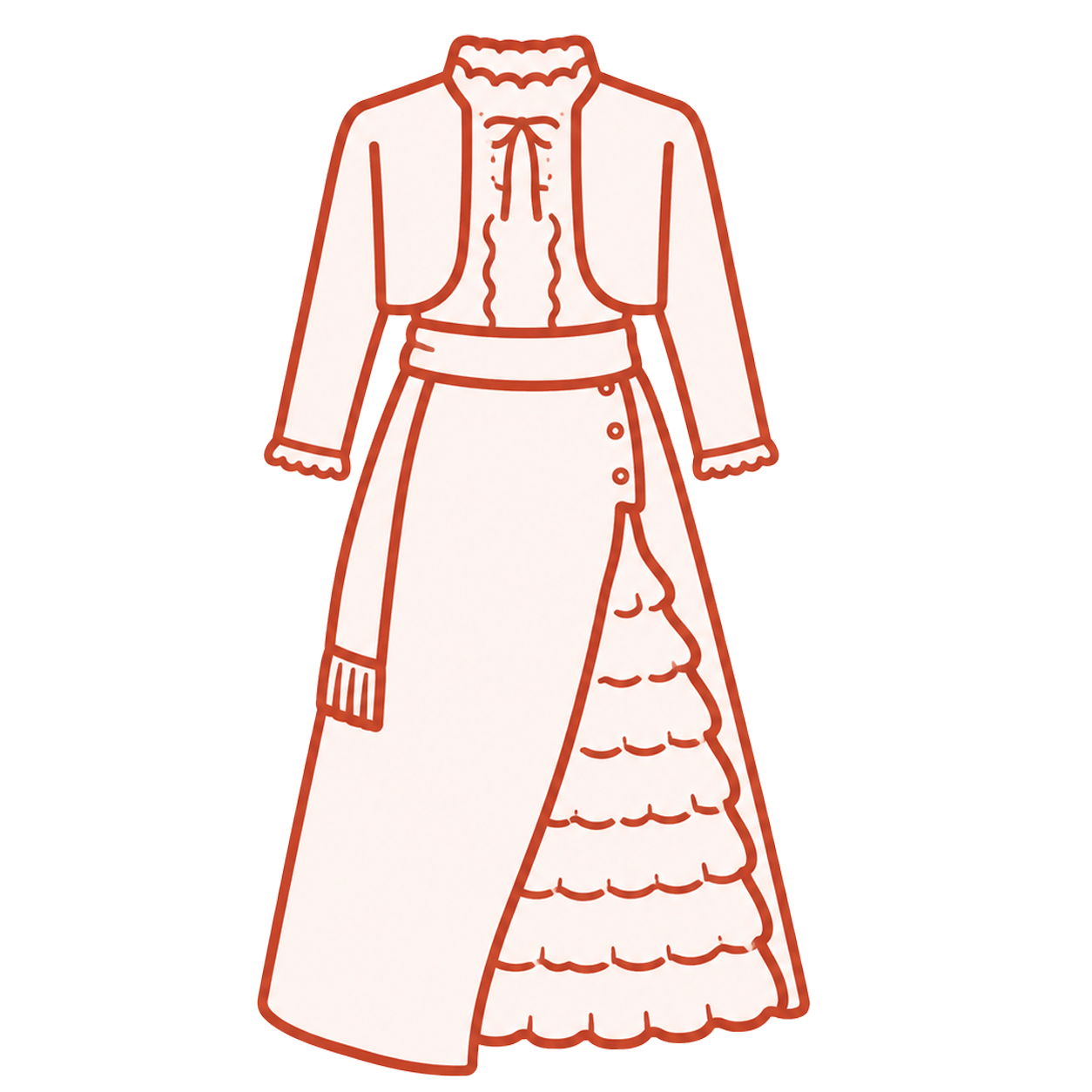Ropones, Faldones y Blusas
