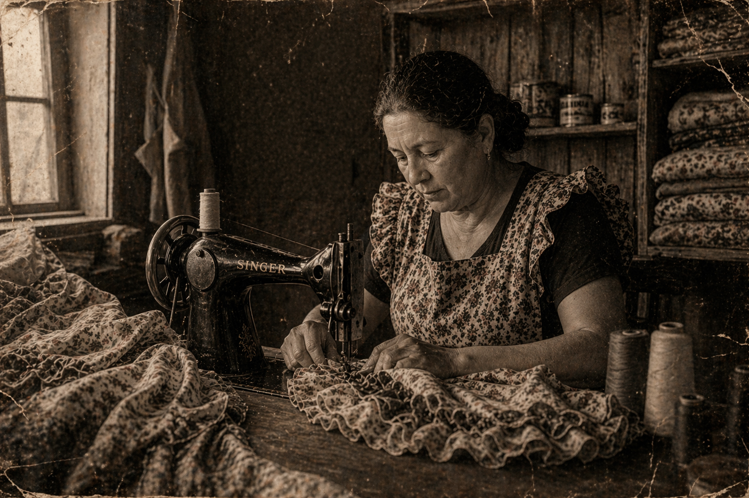 Vestidos de la huasa chilena hechos a mano en Chile