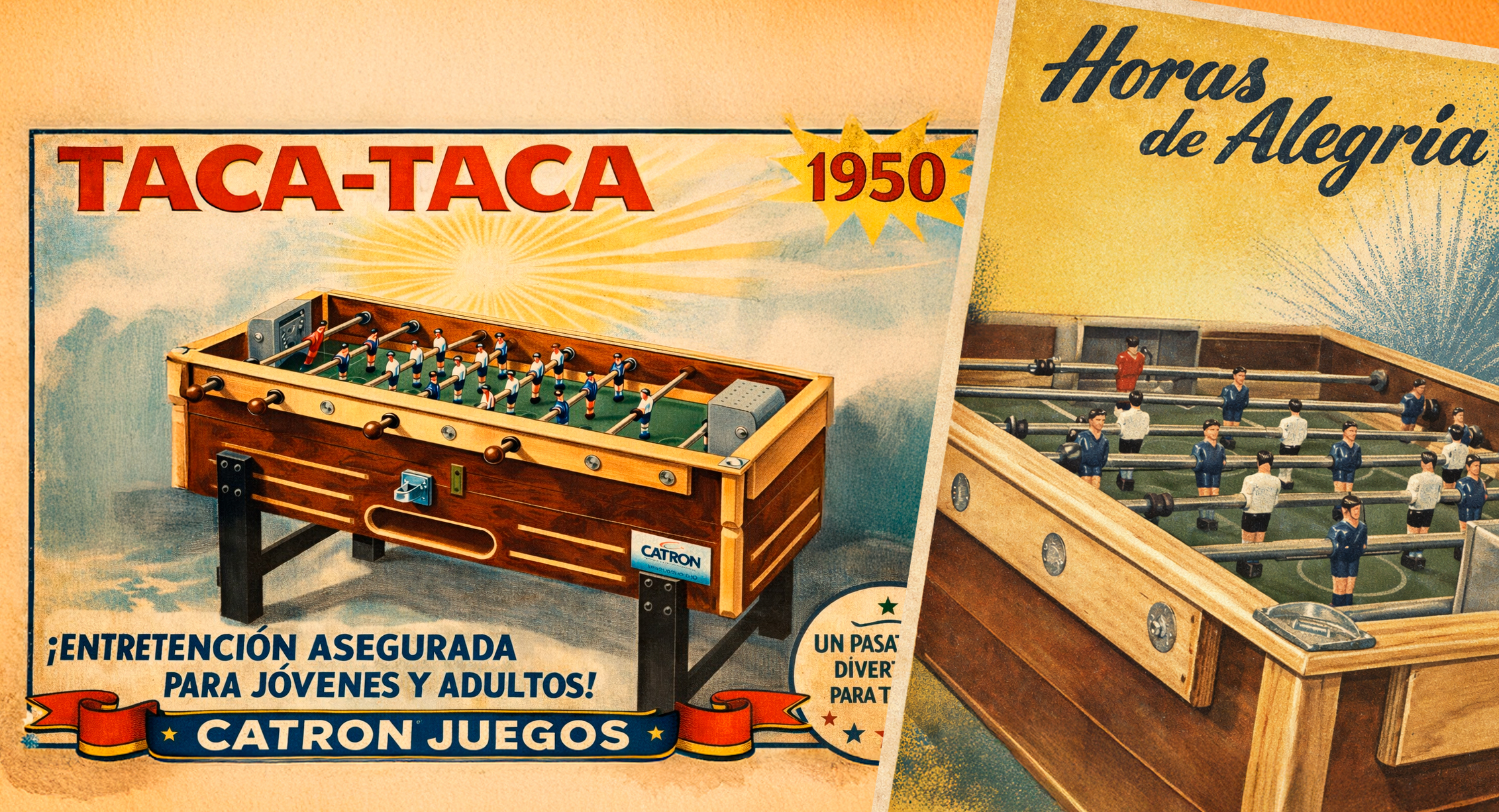 Estructura reforzada taca taca CatronJuegos