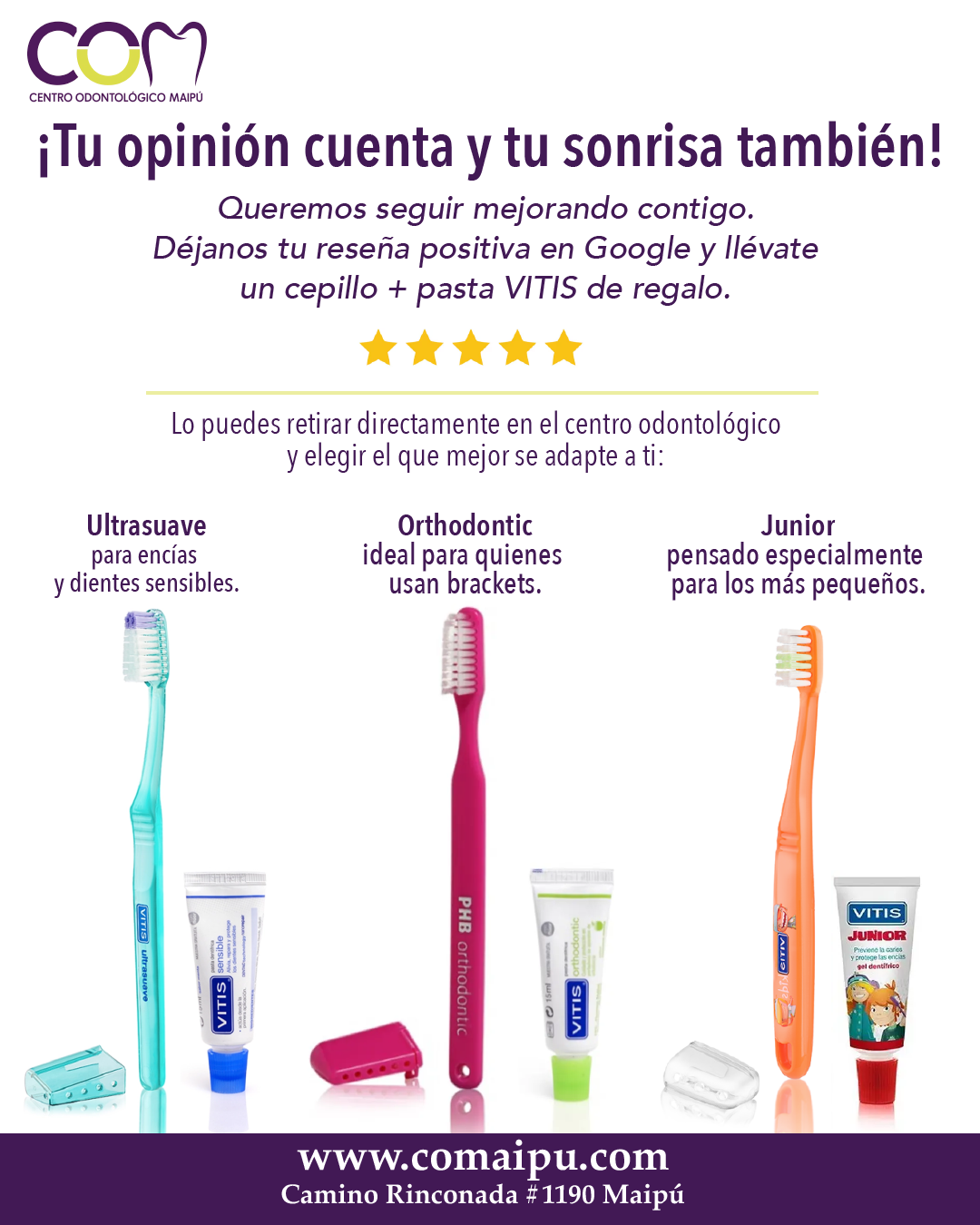 ¡Te regalamos un cepillo!