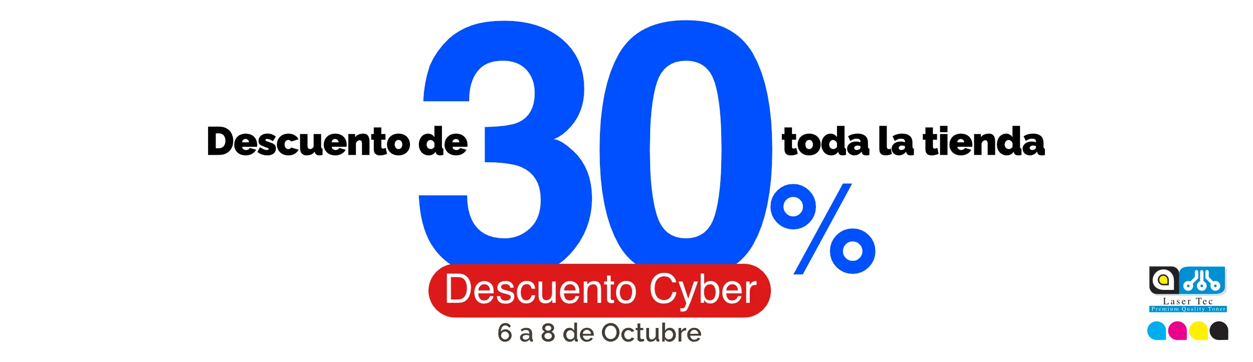 30% descuento Cyber