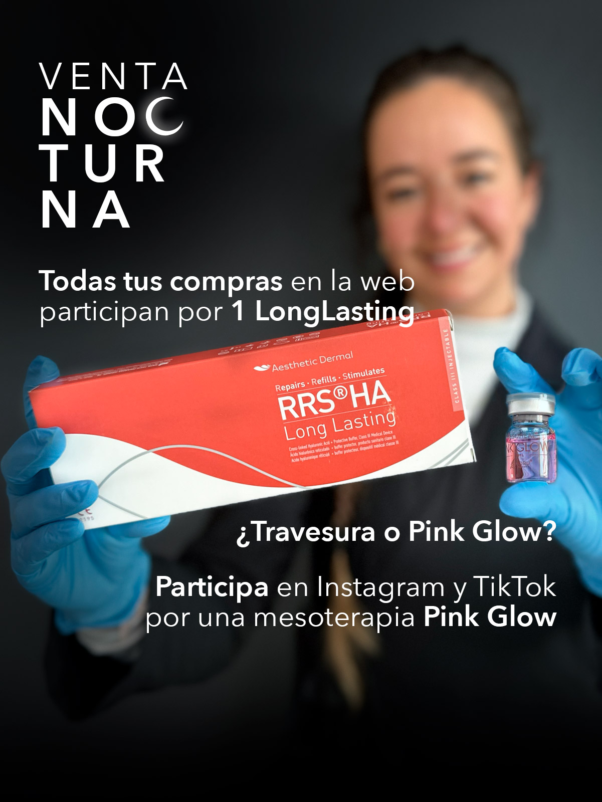 Zonas de aplicación en el rostro