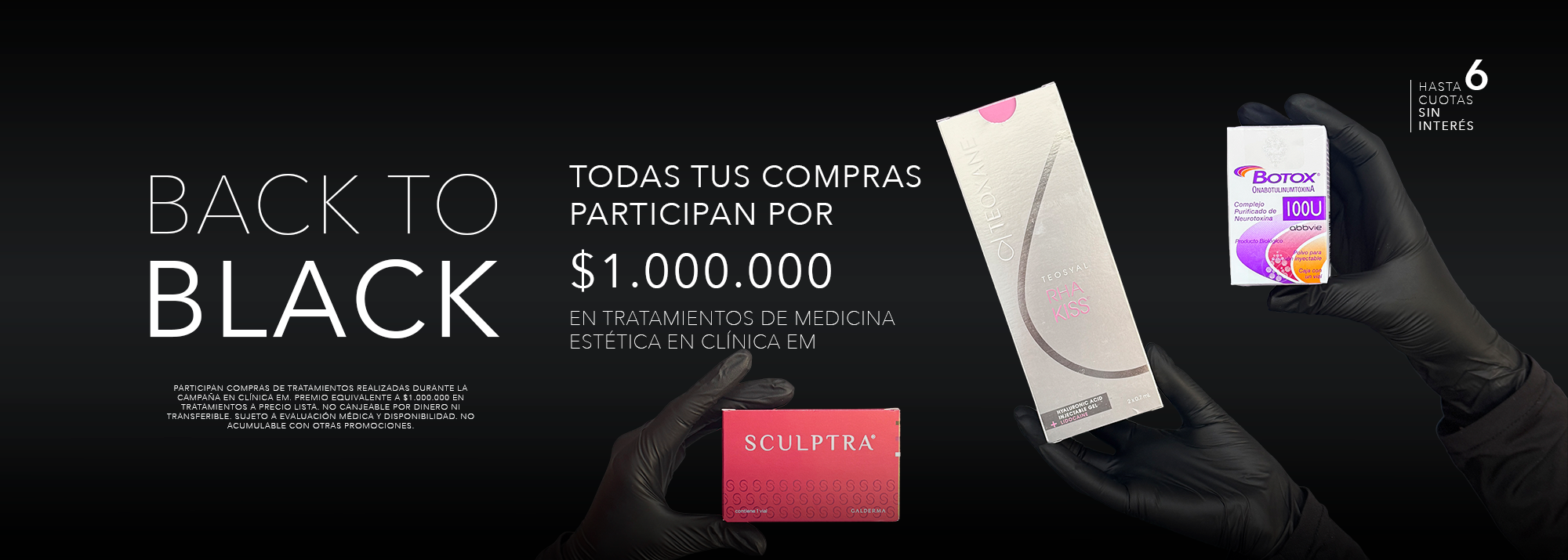 Promociones en tratamientos esteticos Clínica EM