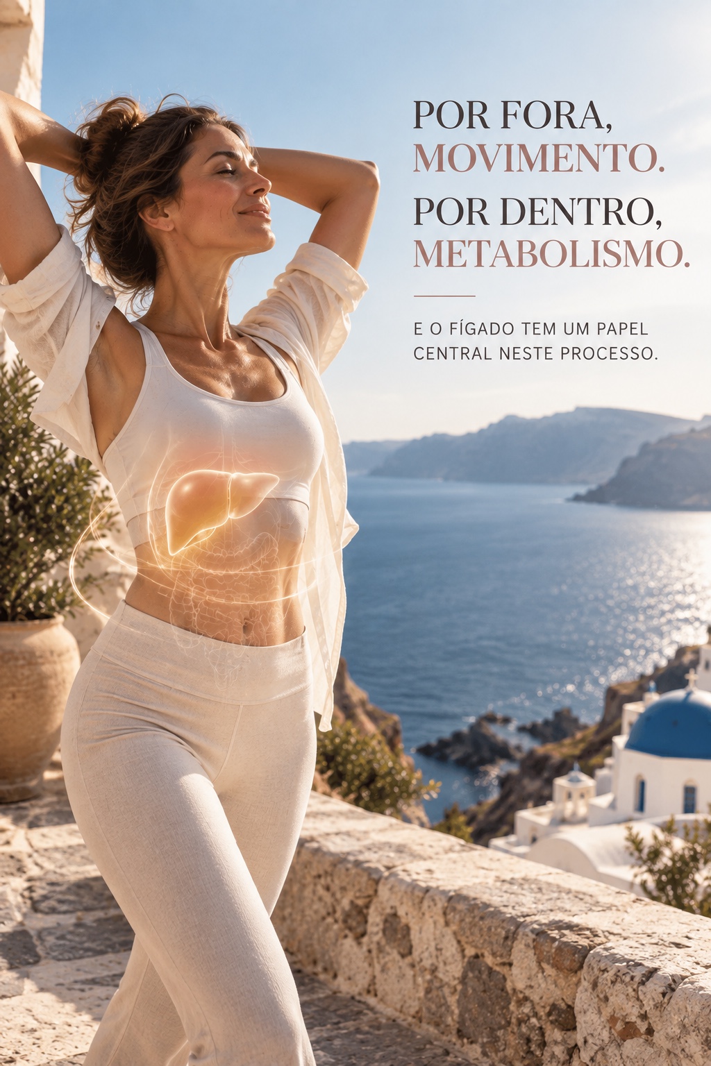 Por fora, movimento. Por dentro, metabolismo.