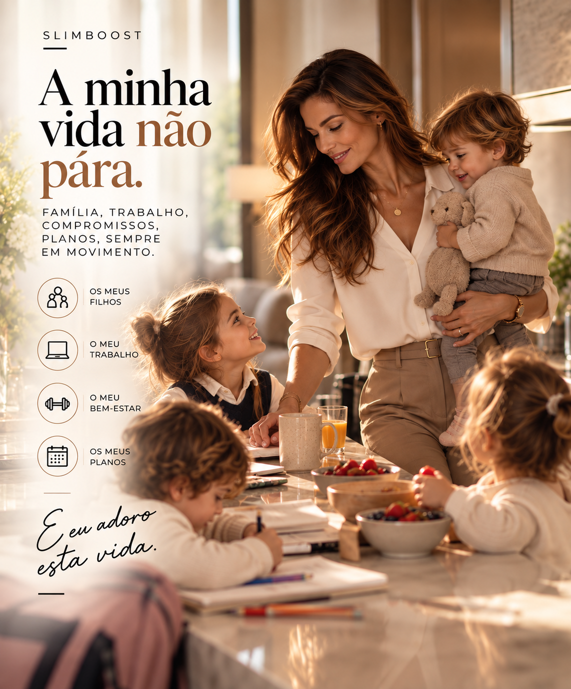 A tua vida não pára quando decides cuidar de ti.