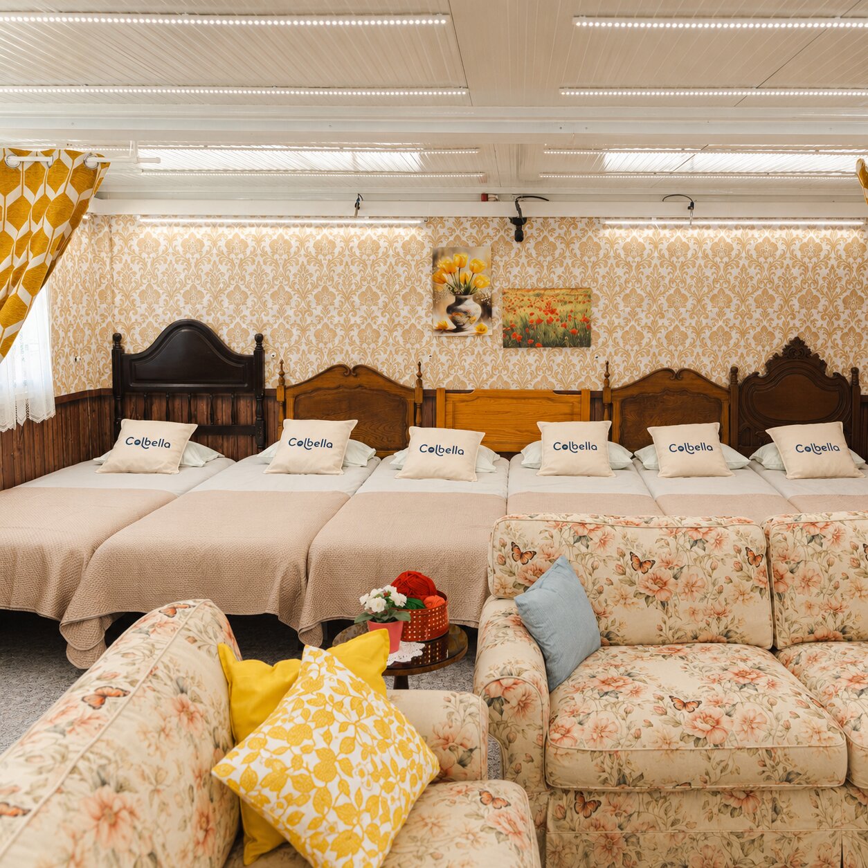 Cama e almofadas Colbella na casa do Big Brother Verão 2026