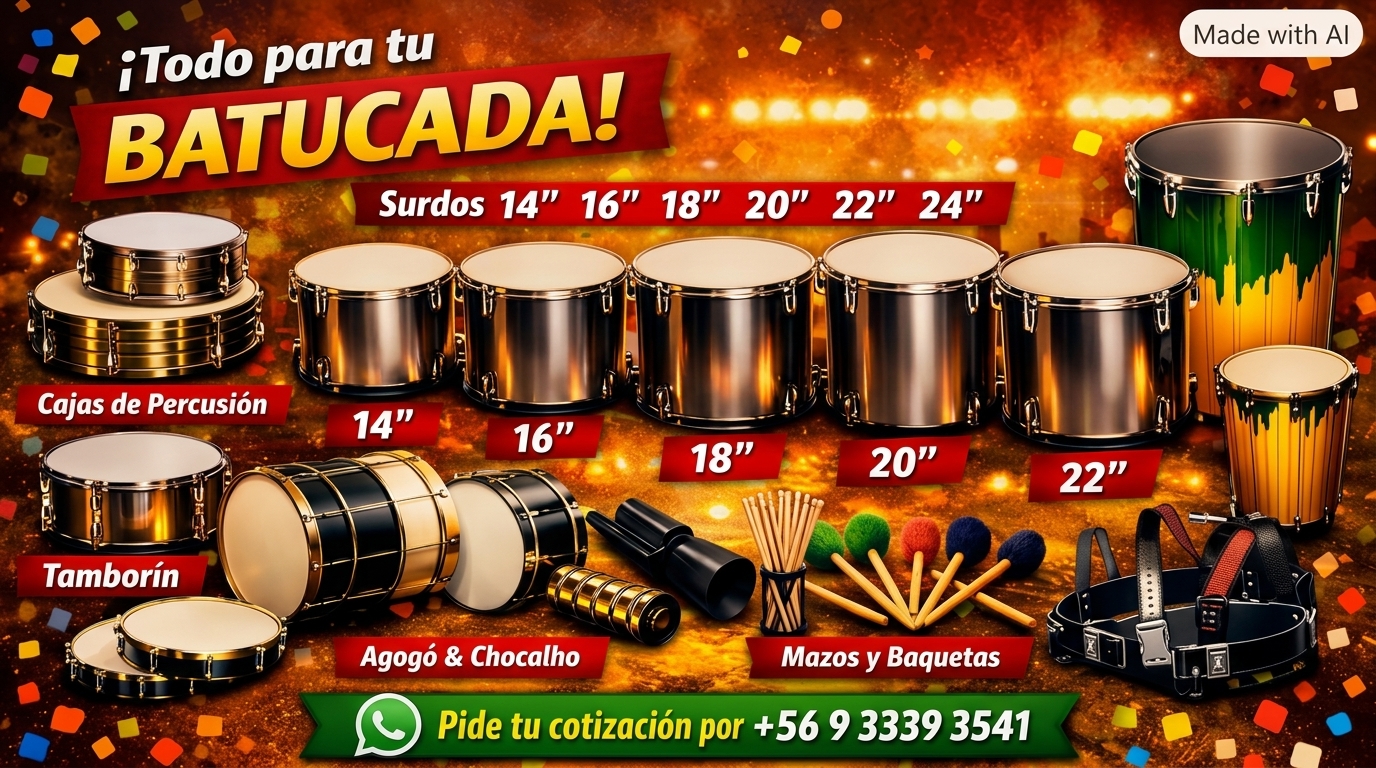 Instrumentos de Batucada