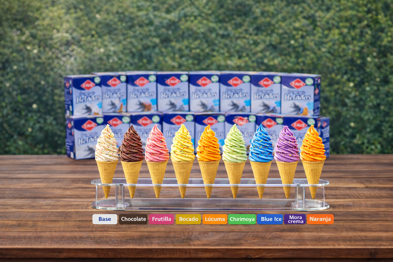 Preparados para helado maquinas soft calo