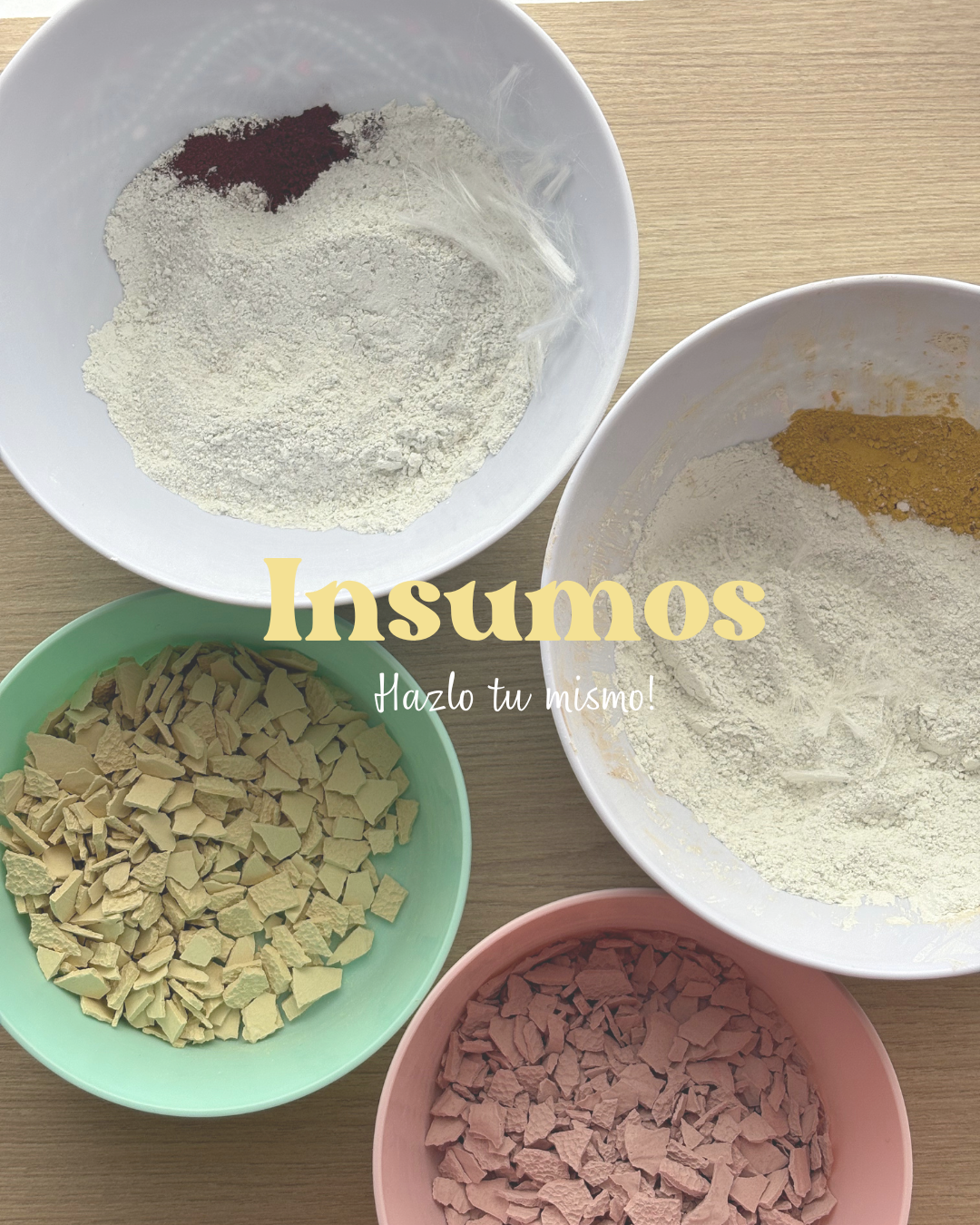 Todos los insumos para tus piezas