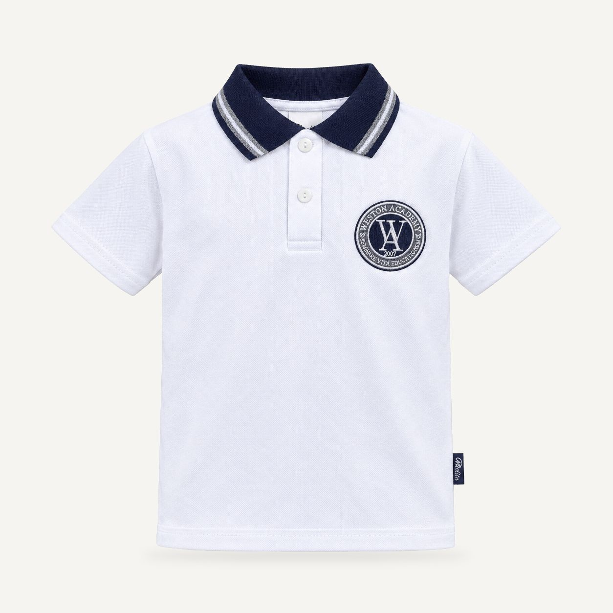 Polera Piqué Manga Corta Weston de Weston Academy