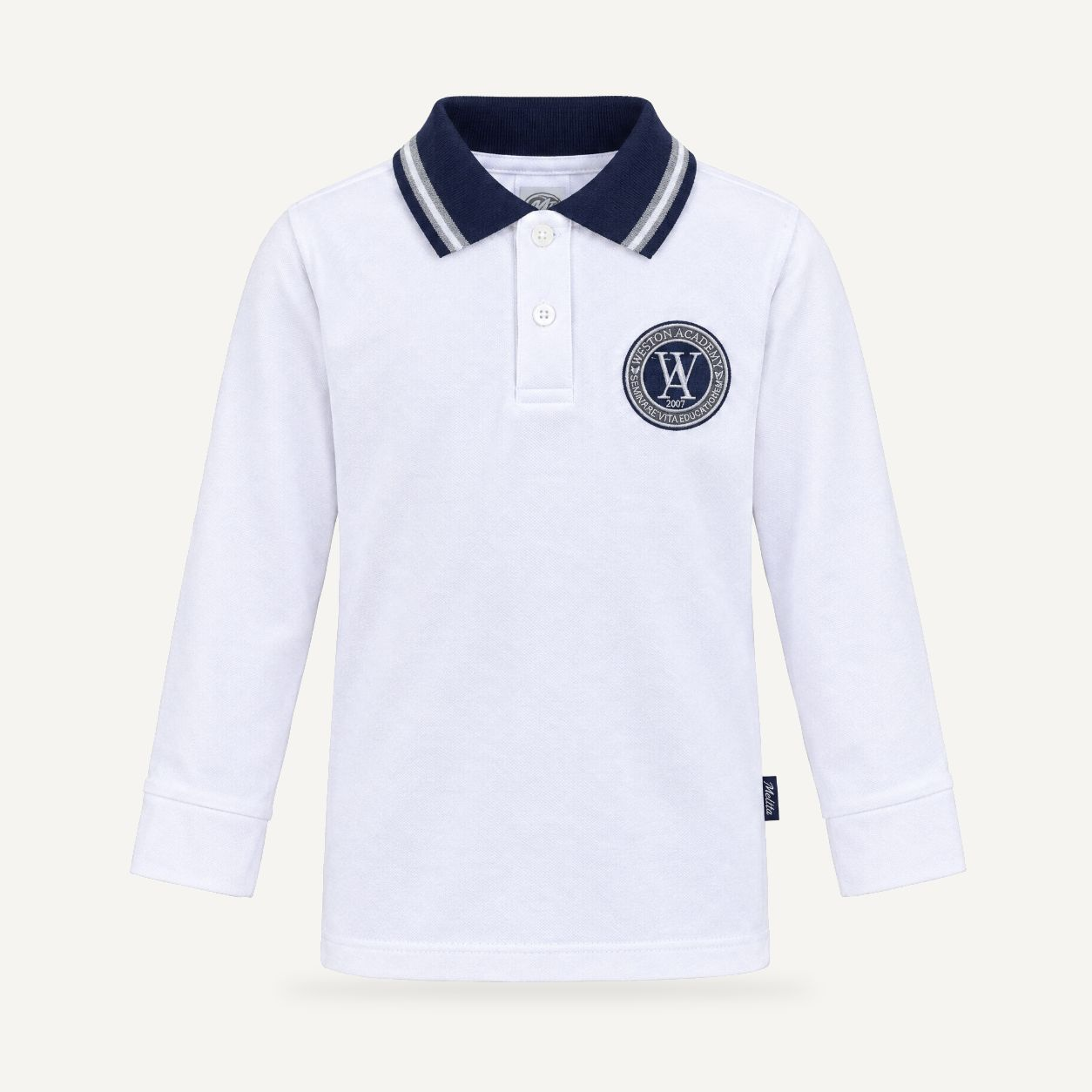 Polera Piqué Manga Larga Weston de Weston Academy