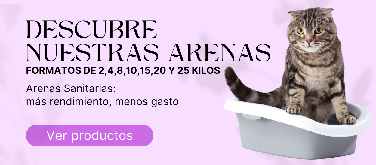 arenas sanitarias para gatos