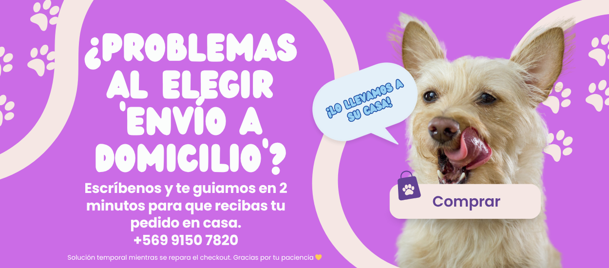 ¿El checkout no habilita Envío Propio? Escríbenos al +56 9 9150 7820 y te guiamos al tiro