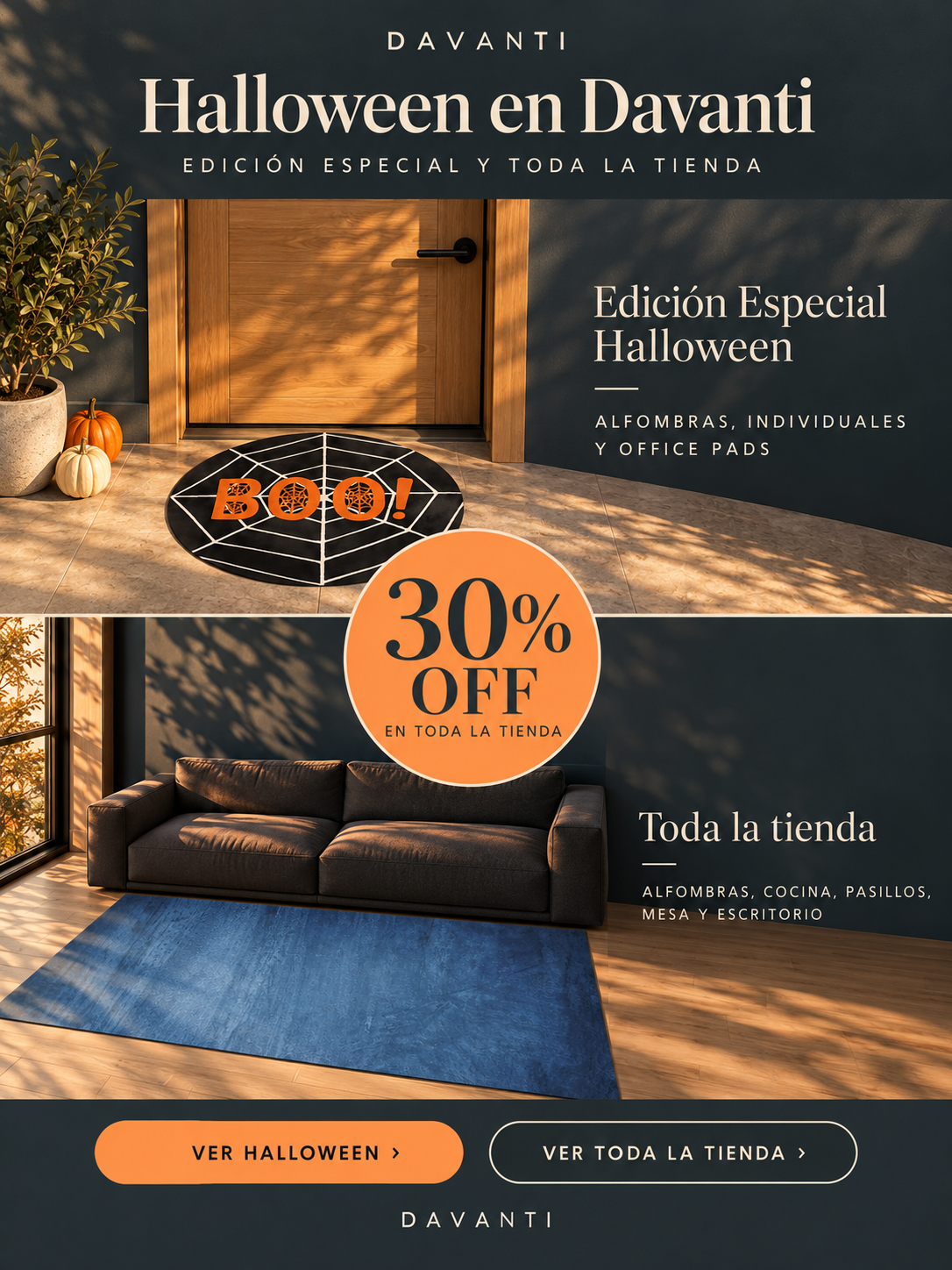 Halloween en Davanti - 30% OFF en toda la tienda