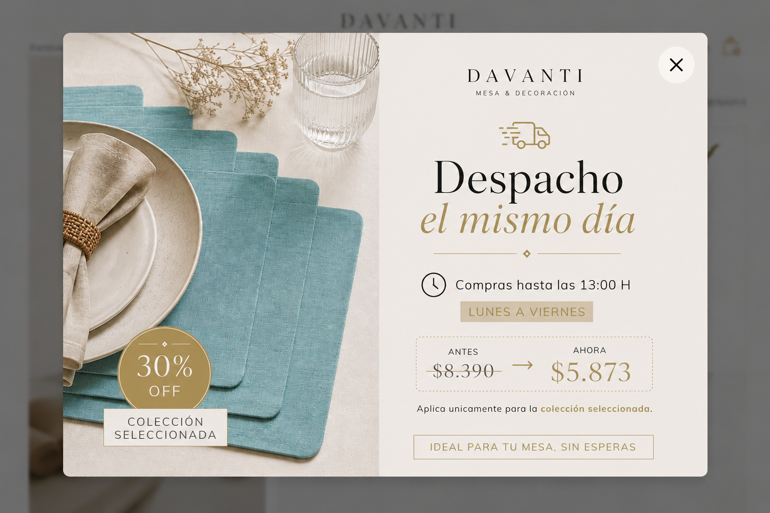 Promoción Davanti