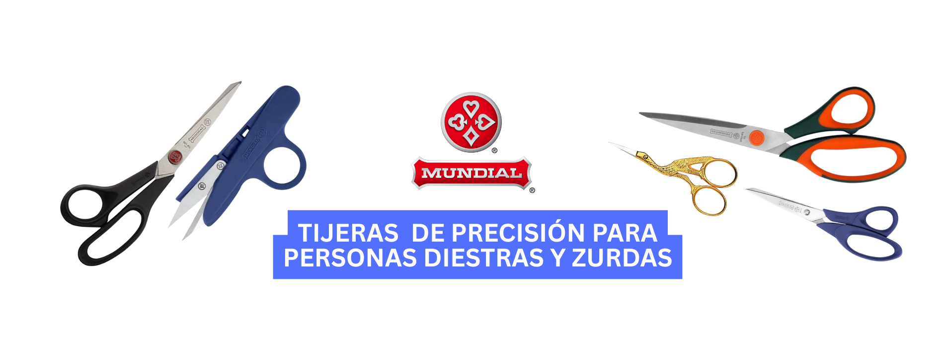 Tijeras mundial, herramientas de precisión para diestros y zurdos