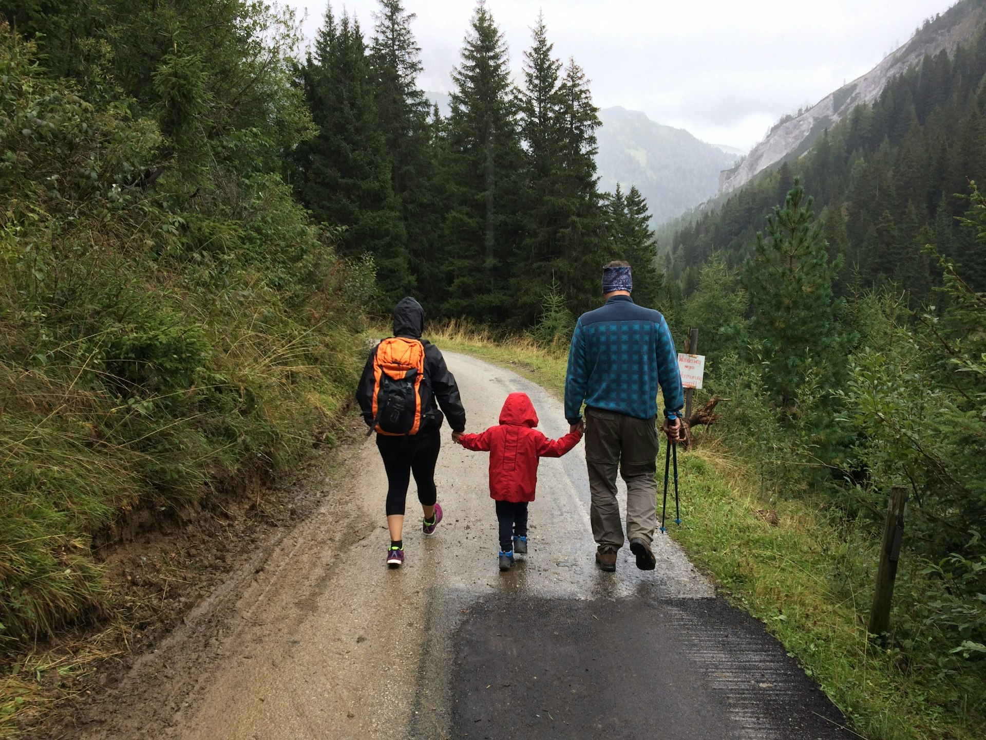 Tres cumbres, una familia