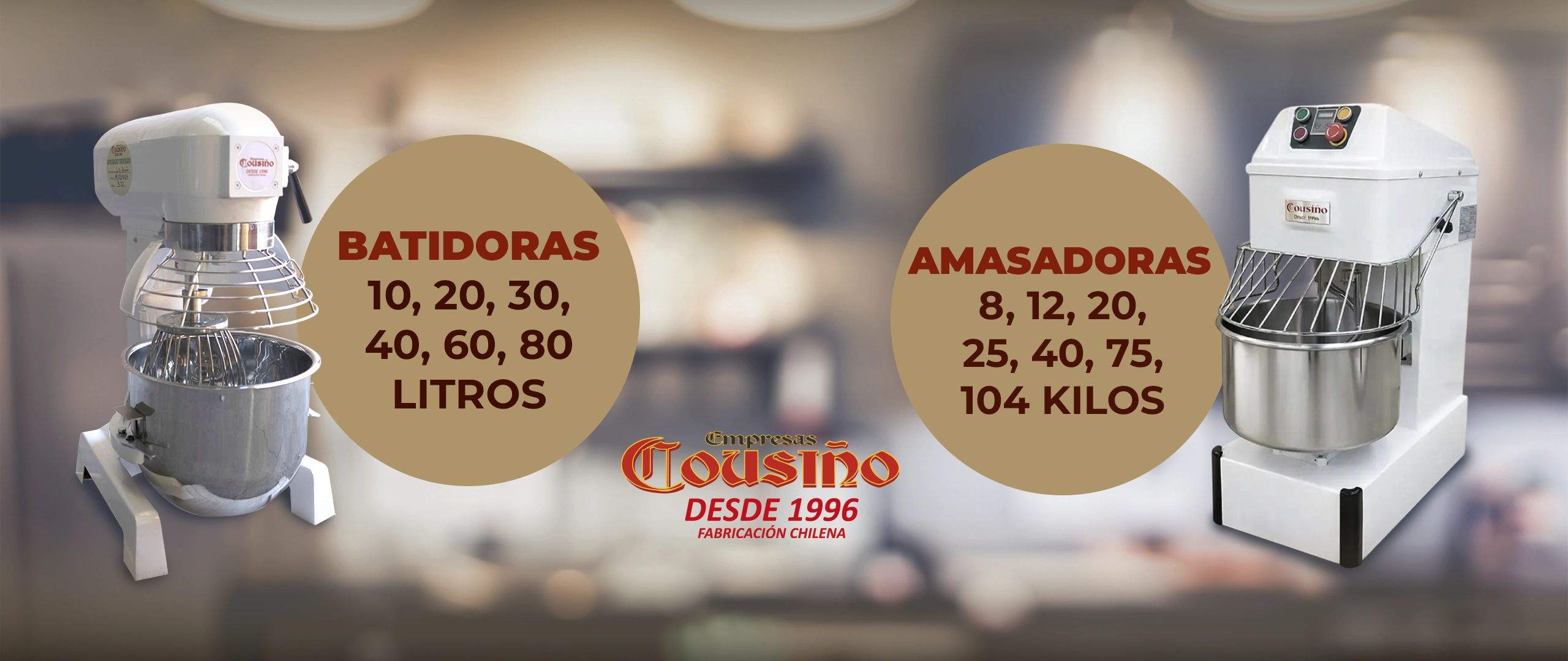 batidoras y amasadoras