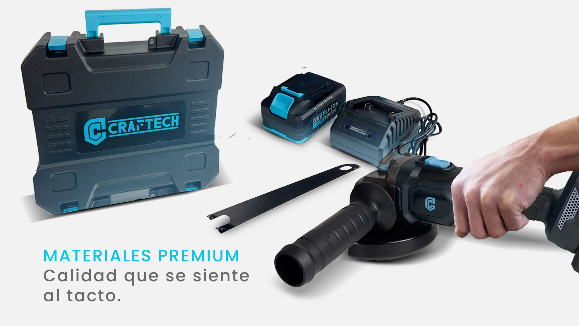 Esmeril Angular 5 Inalámbrico 20V TurboCell 8™ + 1 Batería