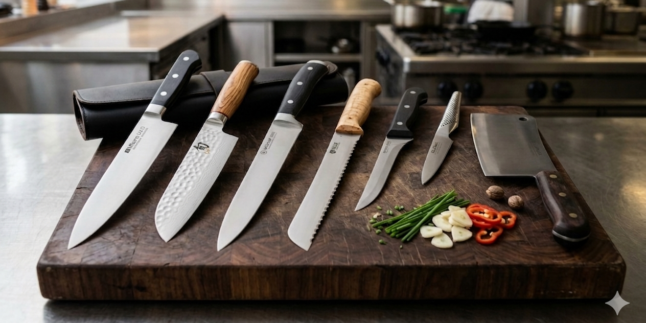 Cuchillos para chefs y cocineros entusiastas