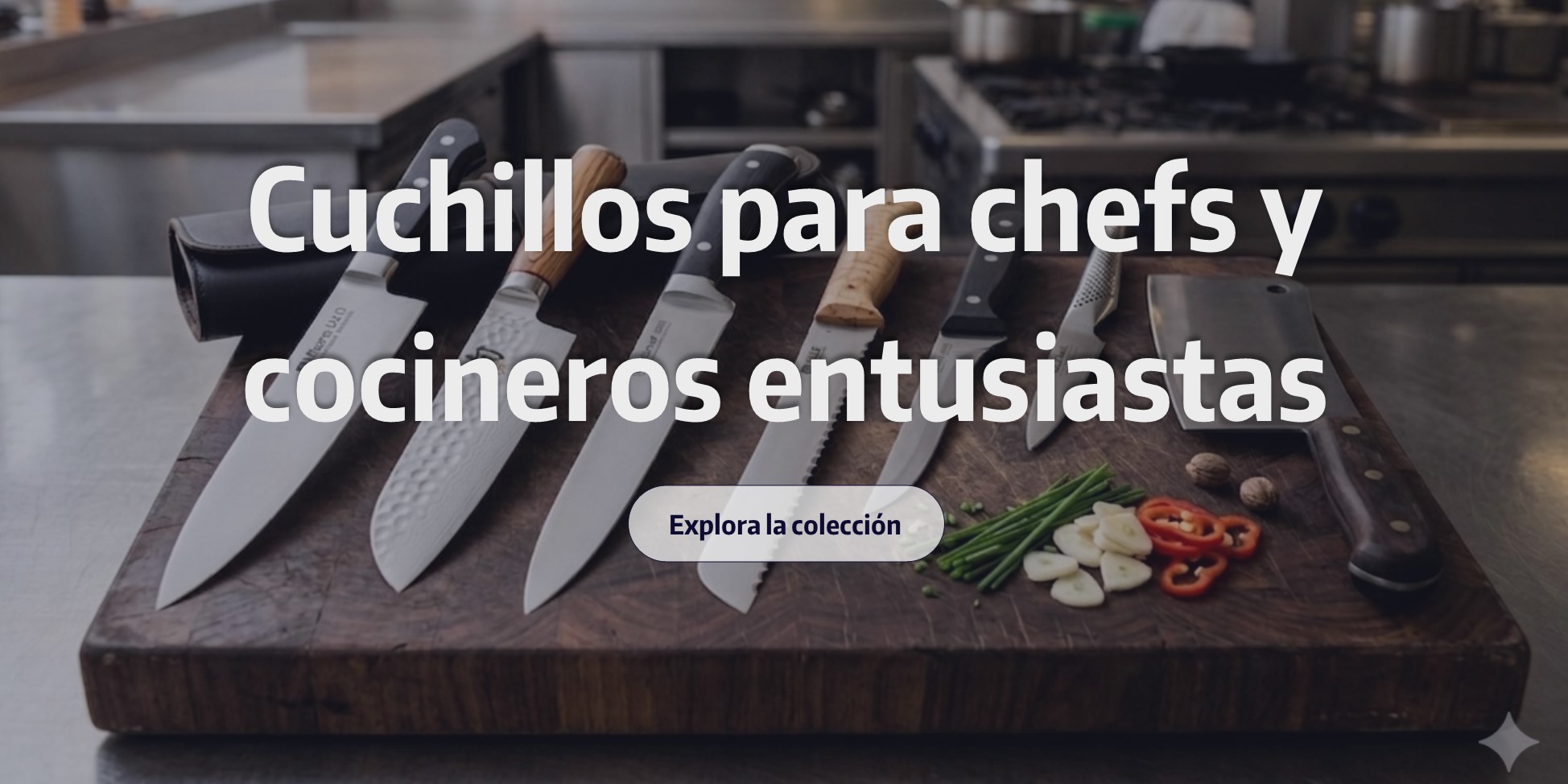 Cuchillos para chefs y cocineros entusiastas