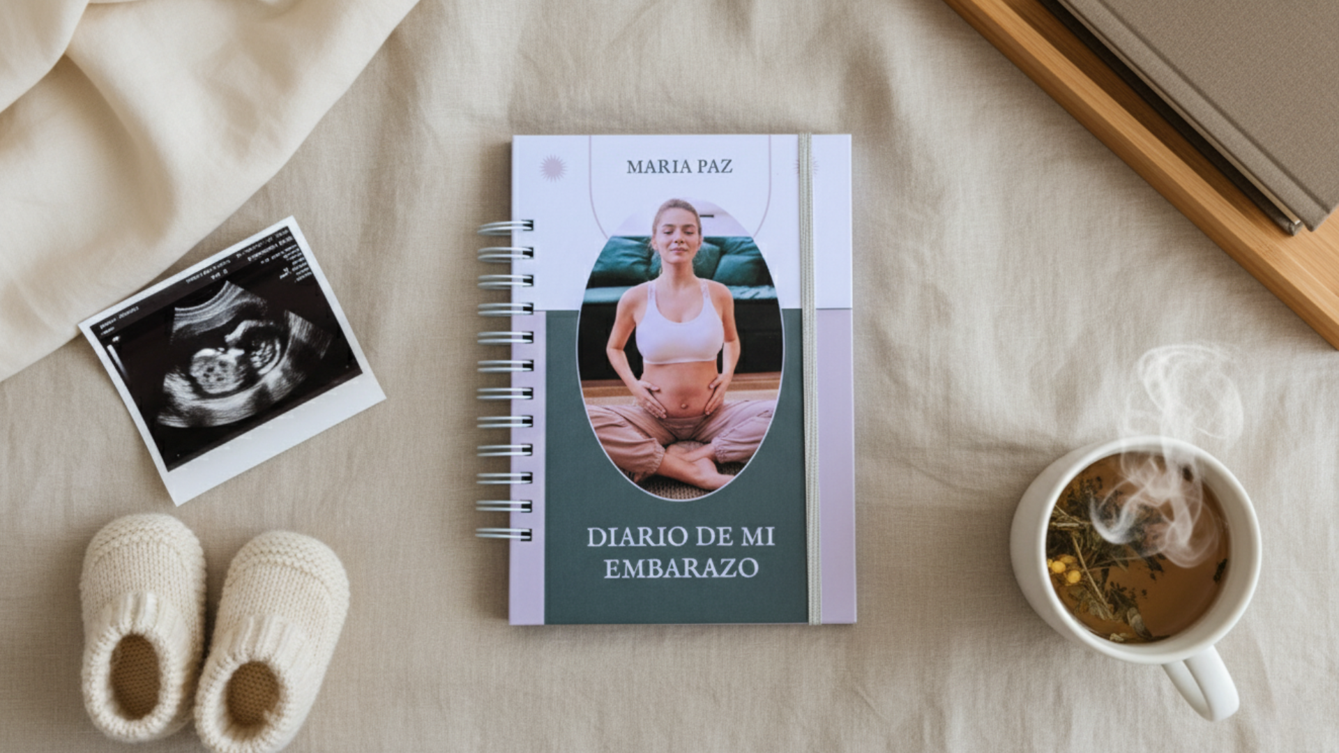 Diario de Embarazo Agenda Control Salud Prenatal