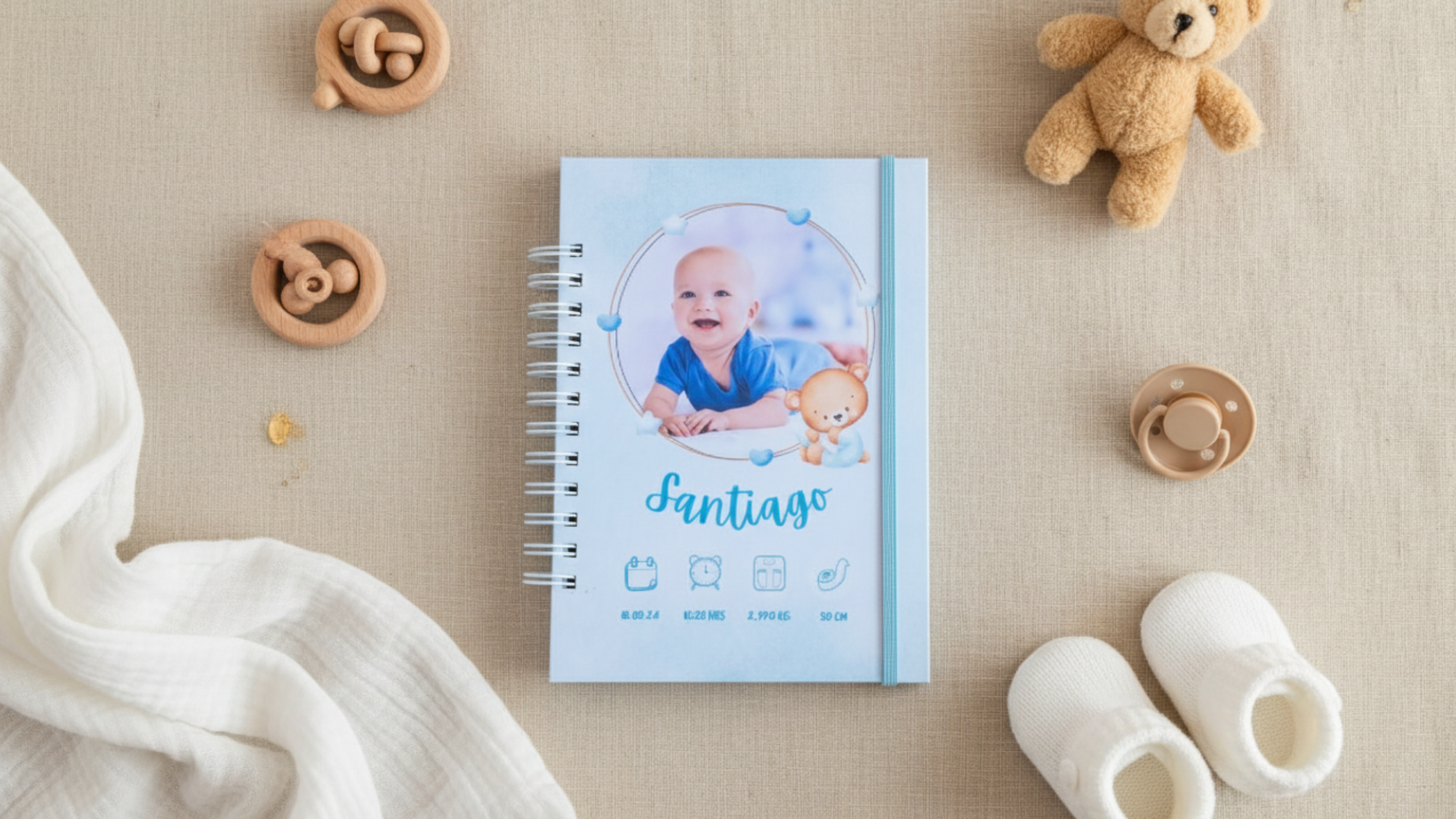 Cuaderno Pediátrico Personalizado Niños - Carné Niño Sano