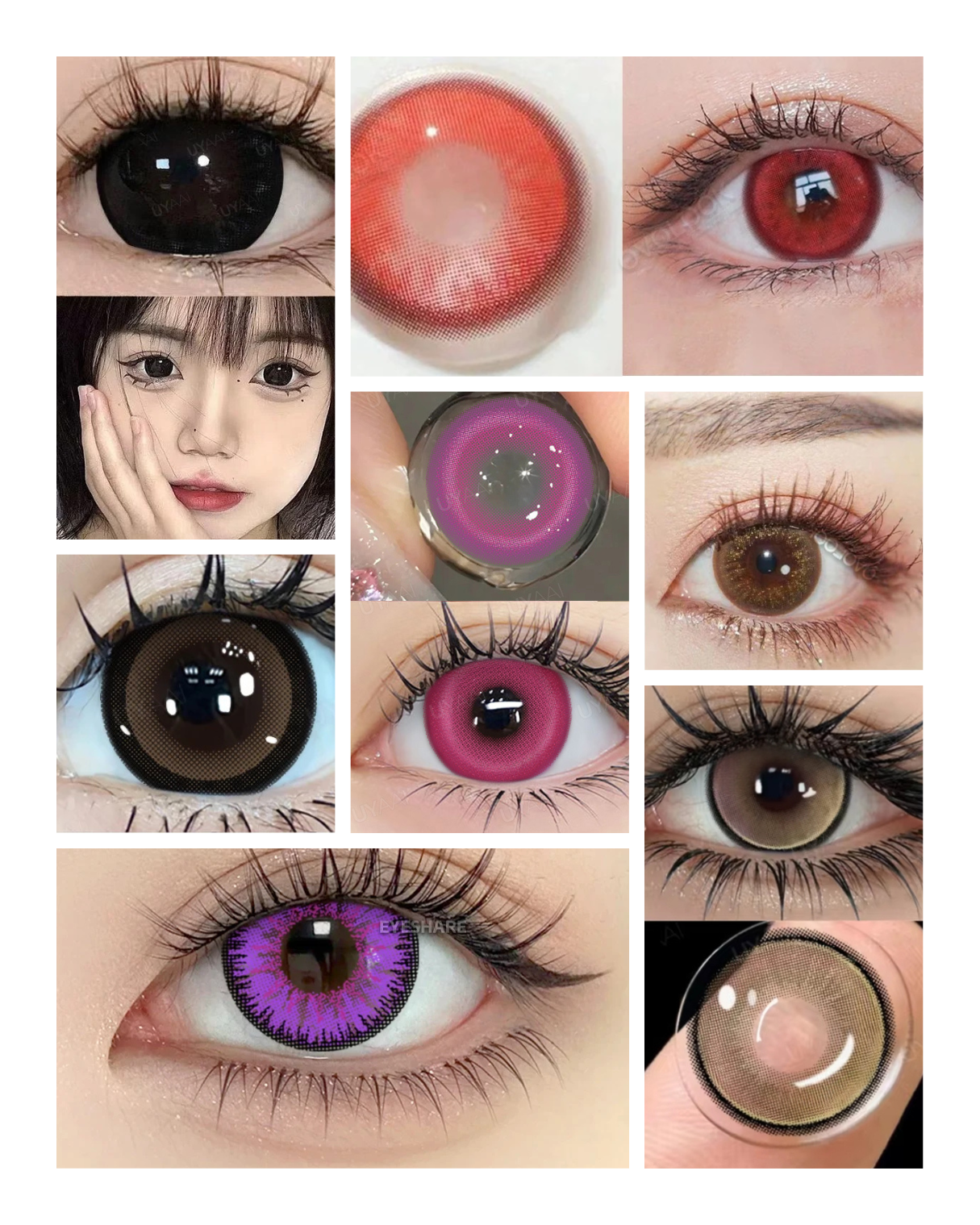 lentes de contacto colores varios 