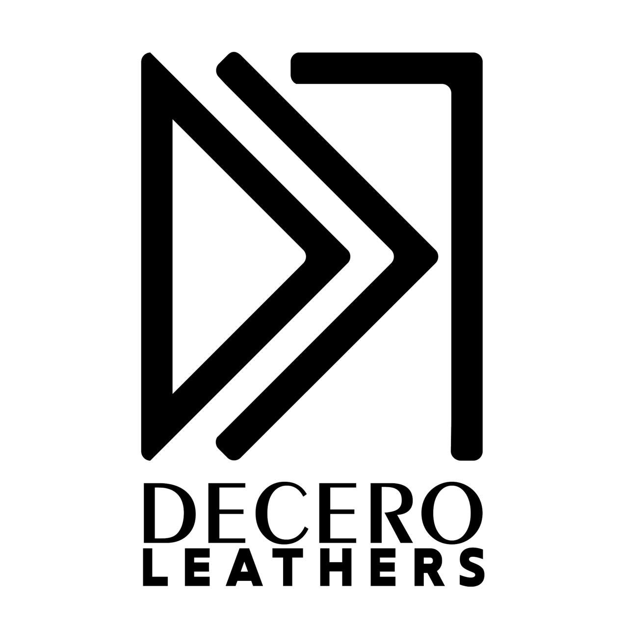 Decero Leathers | Chaquetas de Cuero - bolsos , mochilas  - accesorios- fabricación en cuero. - Logo