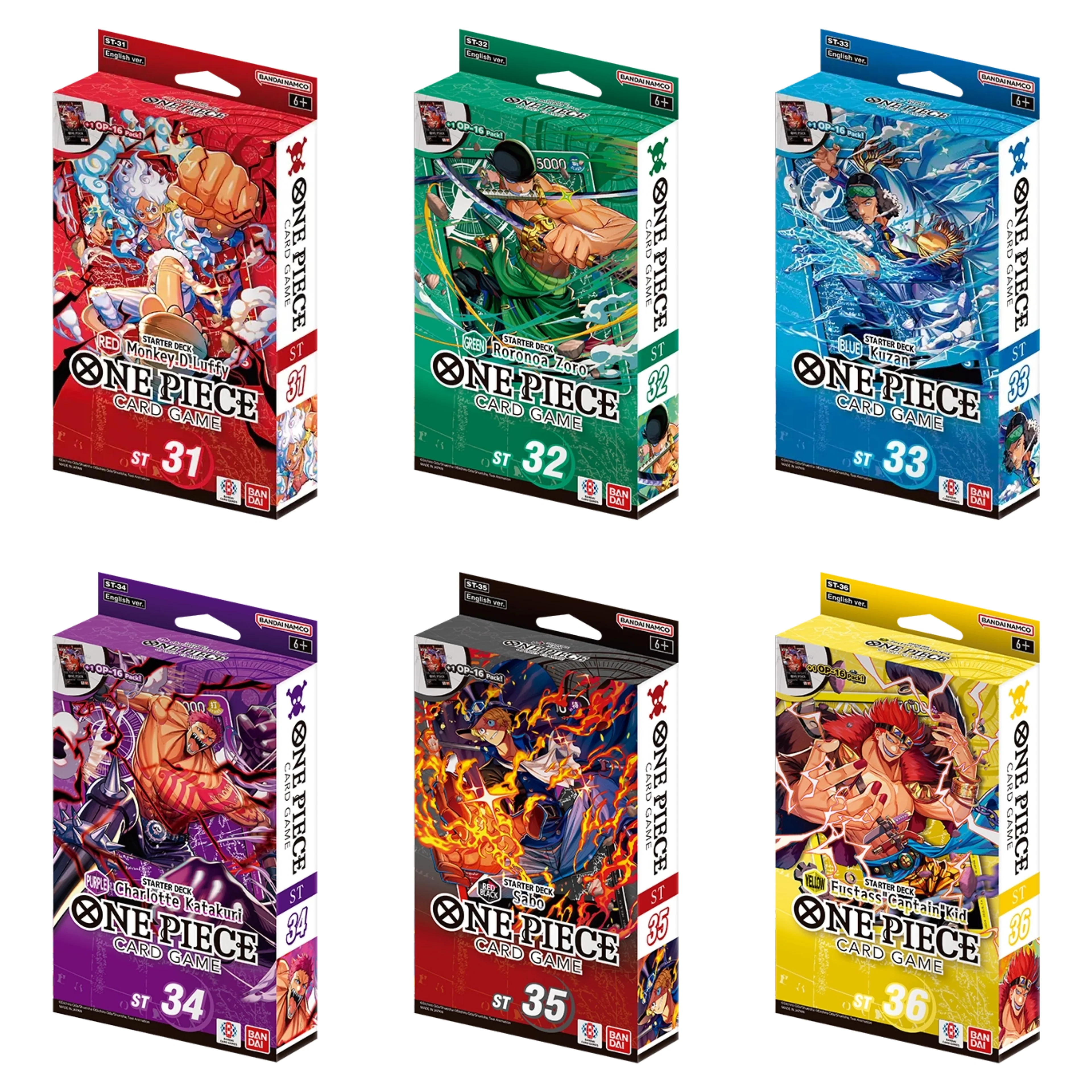 Starters Decks (ST31-ST36)