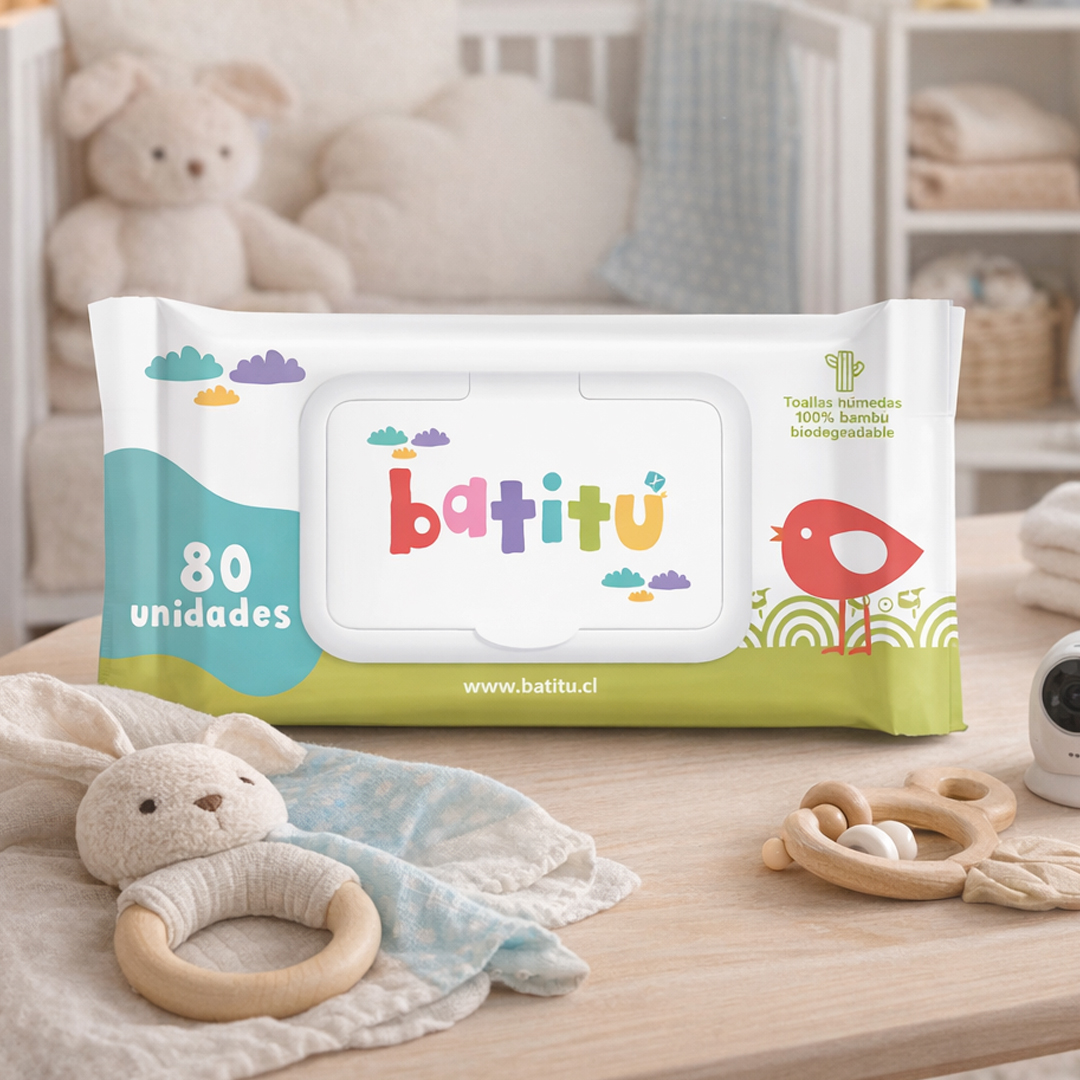 Toallitas Húmedas Biodegradables 100% bambú