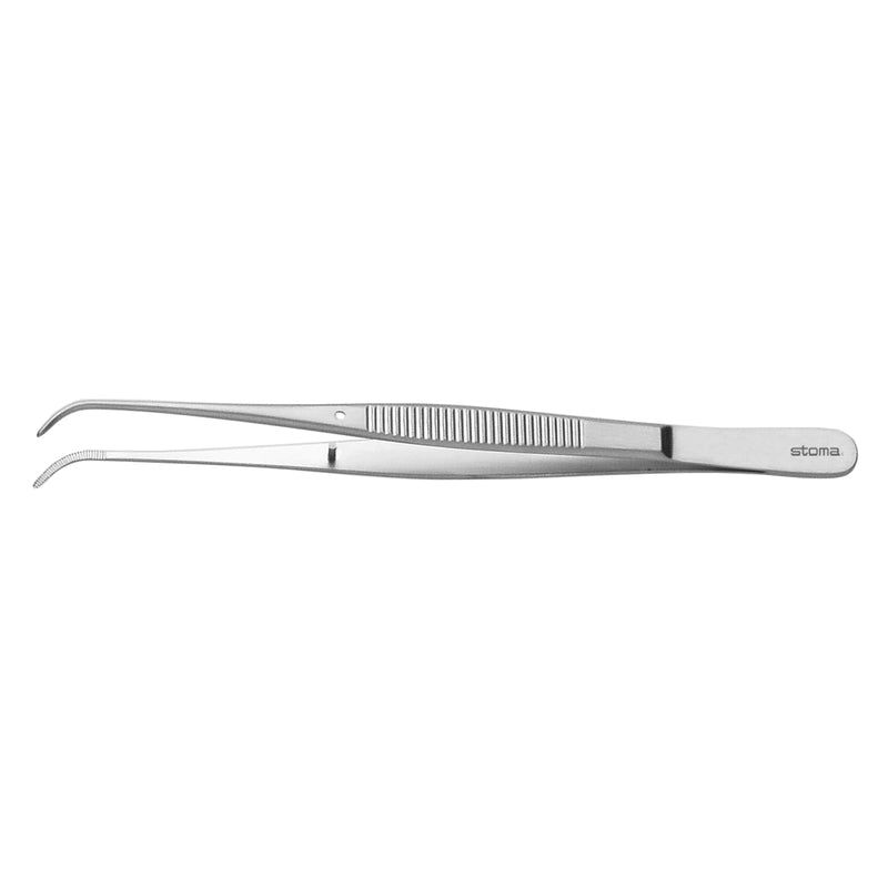 Semken, quirúrgica, fina, curva, 12 cm.