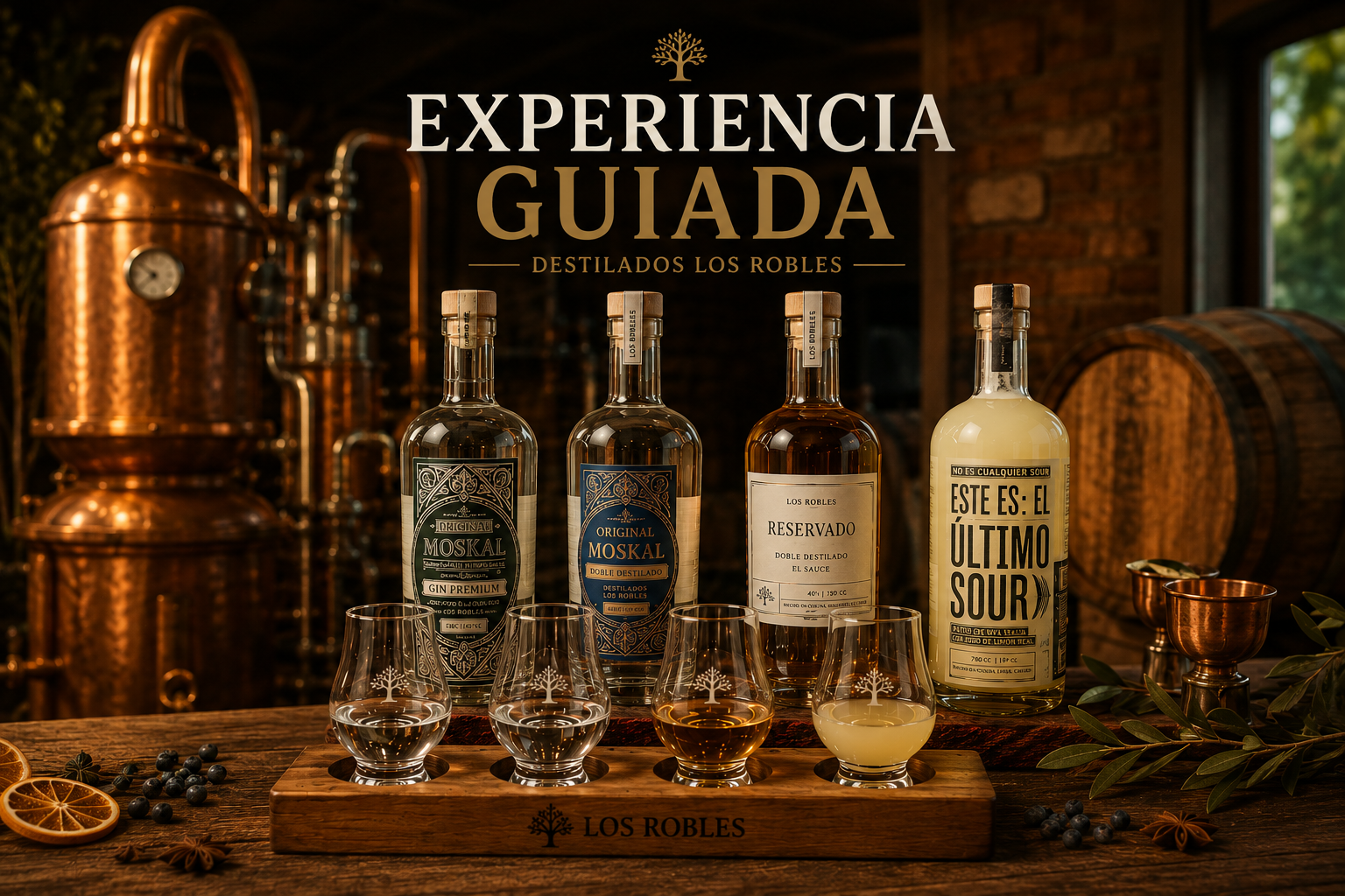 ¡Ven a vivir la experiencia a nuestra destilería! 