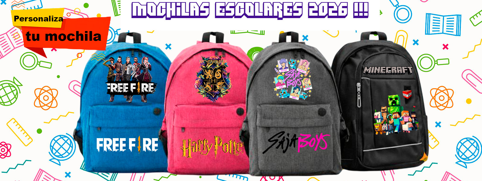 Mochilas escolares 2026