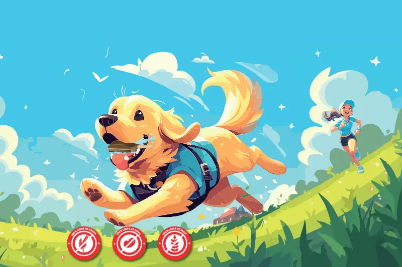 Nutrición real para perros felices y saludables.