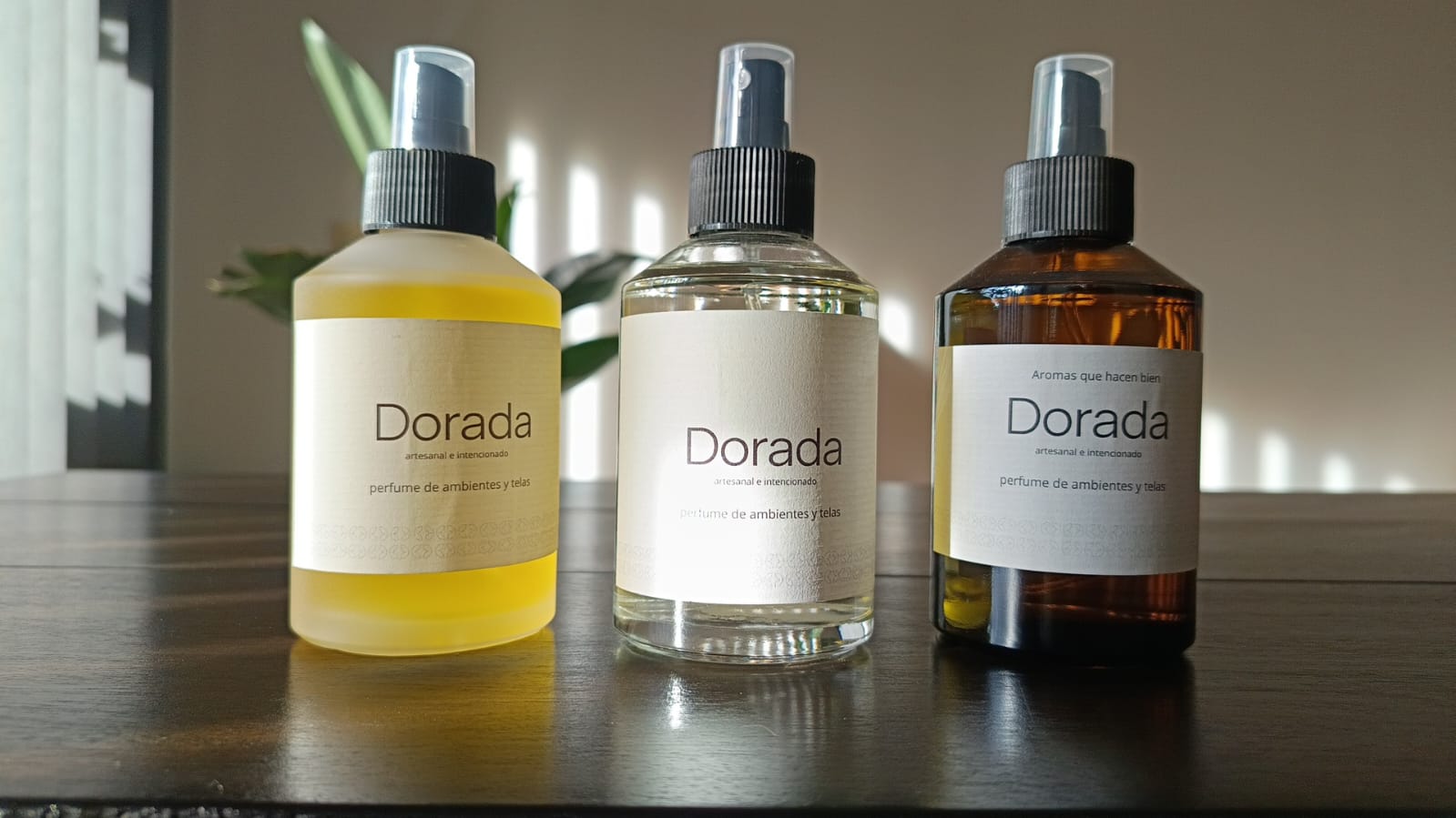 Perfume de ambiente Dorada® artesanal, elaborado  en Buenos Aires
