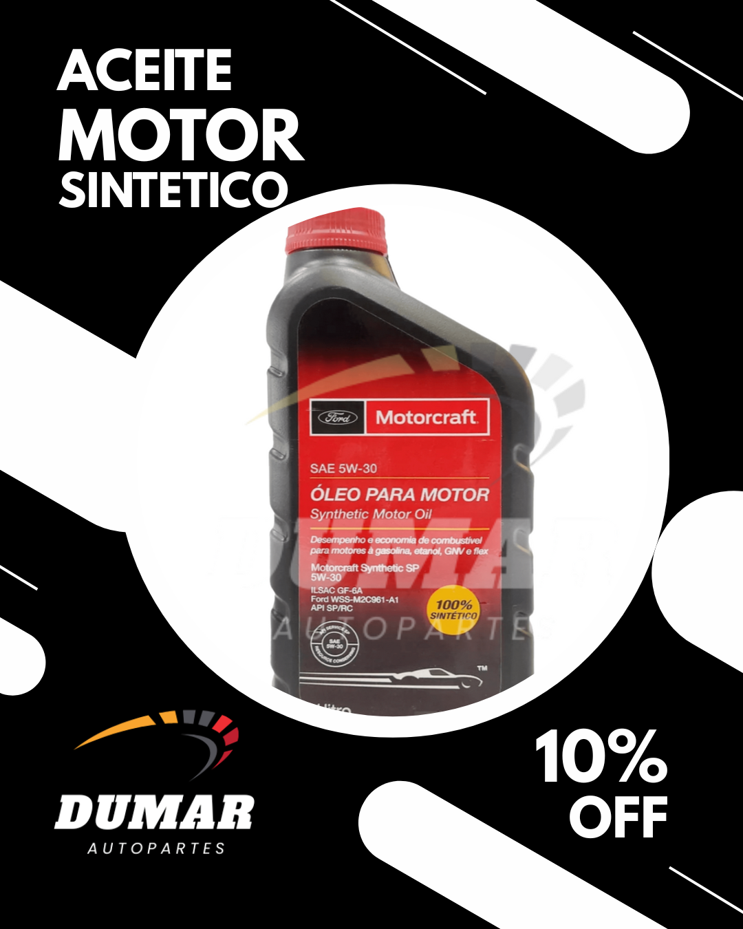 Aceite Sintético Motorcraft