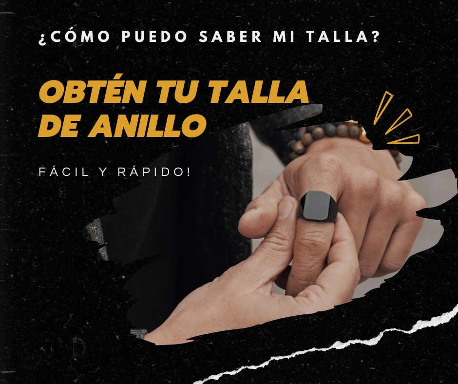 PARA SABER TU TALLA DE ANILLO