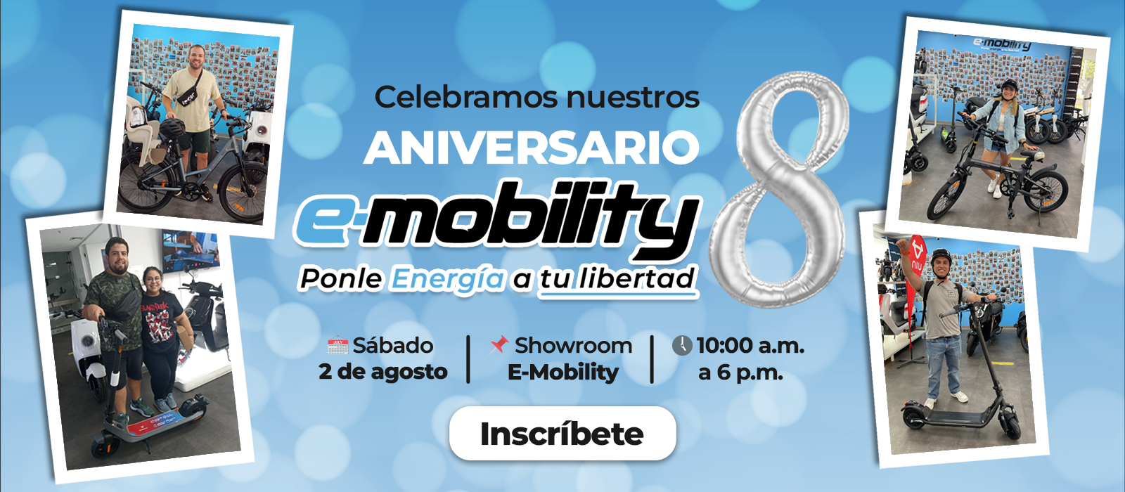 E-Mobility - Scooters, Bicicletas y Motos Electricas