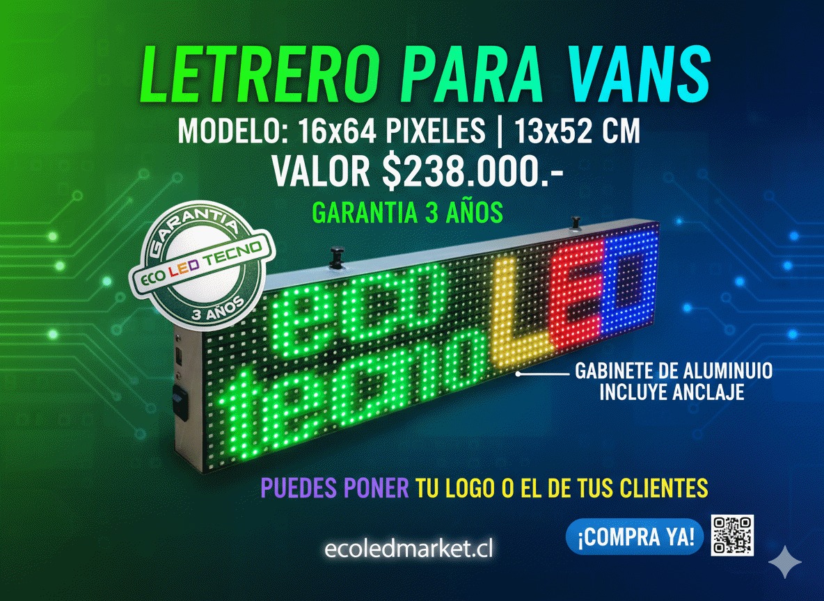 LETREROS LED FULL COLOR 