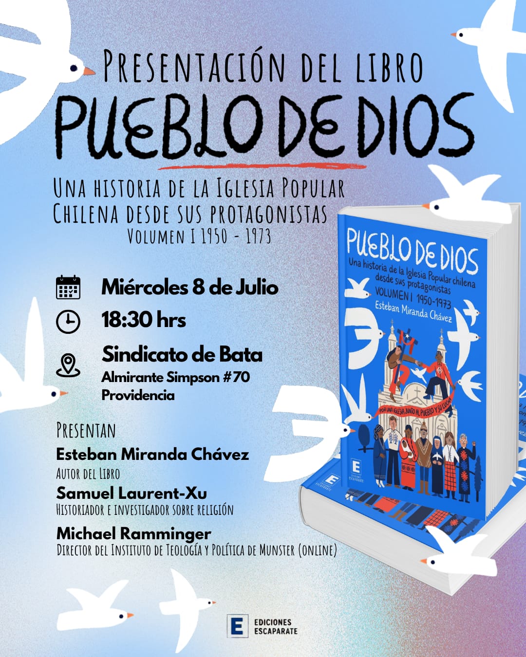 Lanzamiento  del libro Pueblo de Dios