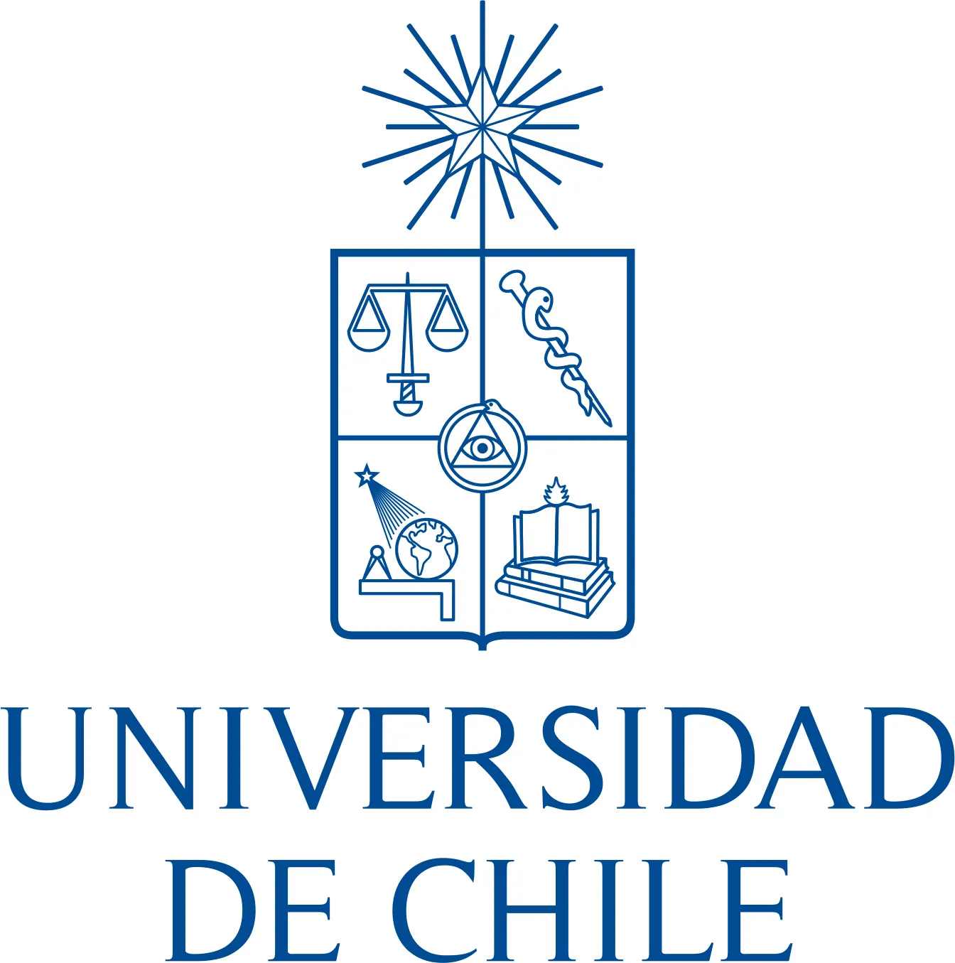 Logo de Universidad de Chile, institución que confía en Égida Uniformes