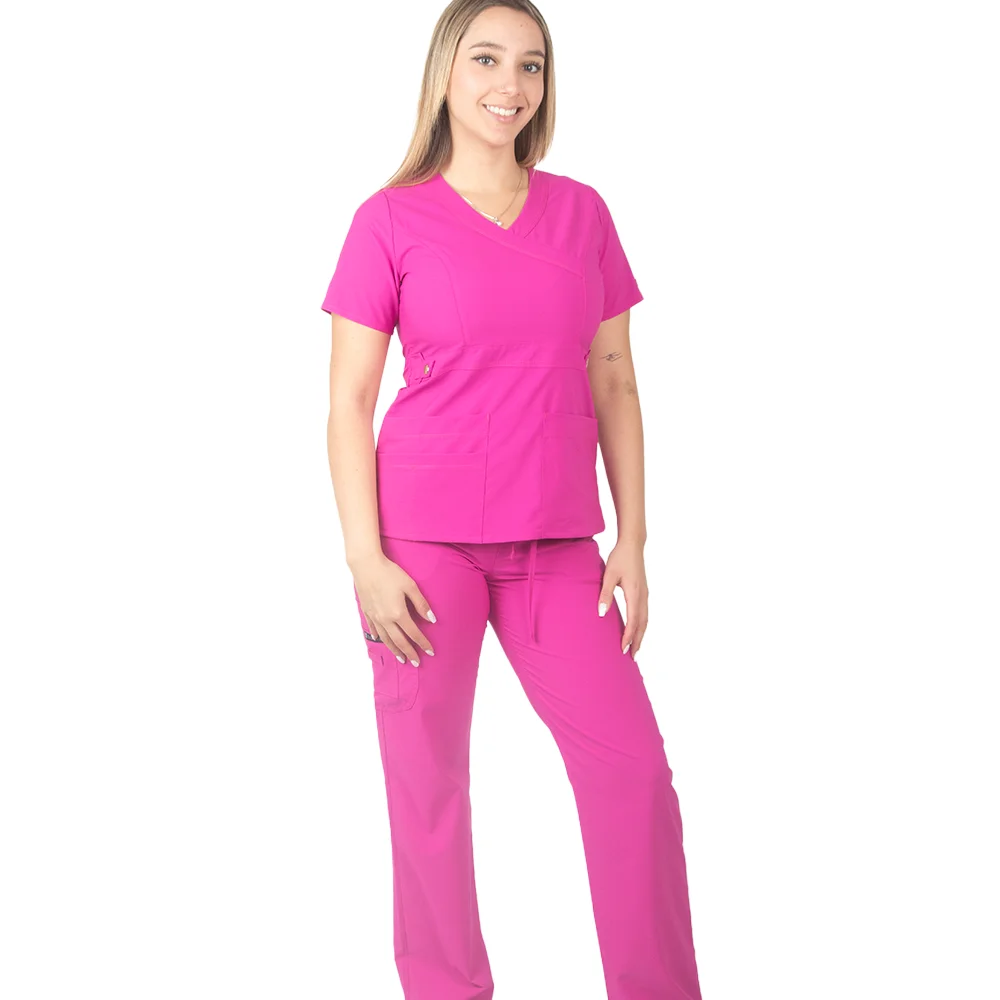 Blusas y Conjuntos Clínicos Modelo Cargo para Mujer